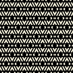 Abstract geometric pattern. A seamless background. Blak and white texture.