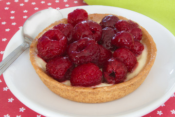 tartelette framboises