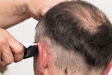 Obraz premium Man's haircut