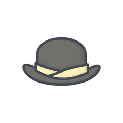 Hat Acessory Colored Icon