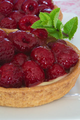 tartelette framboises