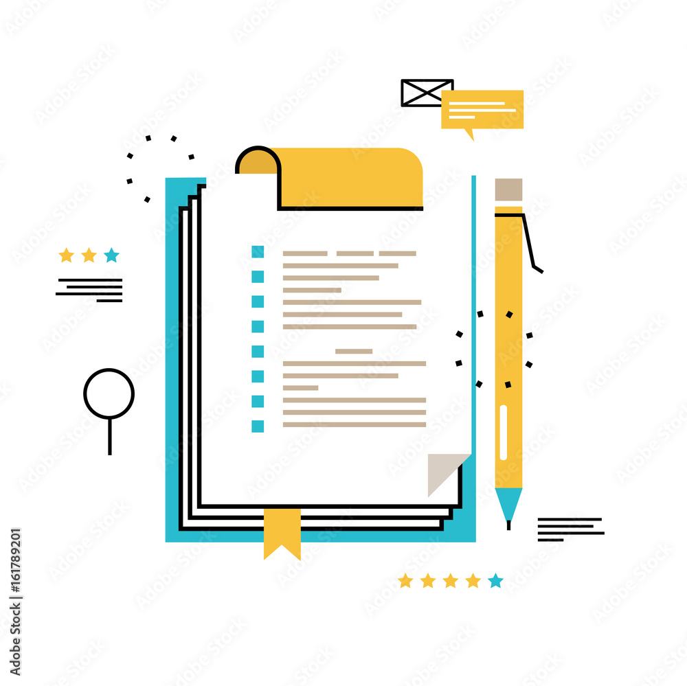 Poster questionnaire clipboard, evaluation, clipboard with blank checklist form, to-do list, planning proje