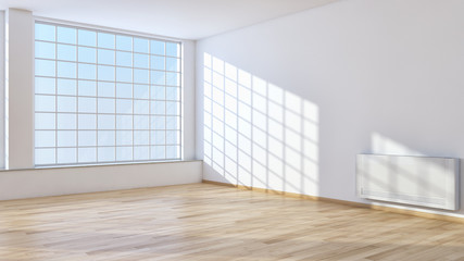 Modern living room. 3D rendering