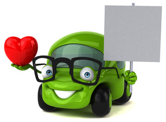 Fun car - 3D Illustration