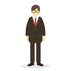 male , teacher , lecturer , professor. occupation vector illustration.