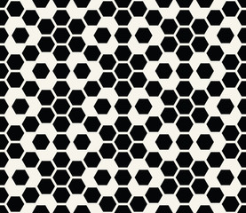 geometric hexagon seamless vector grid pattern background