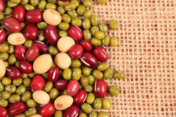 collection of legumes