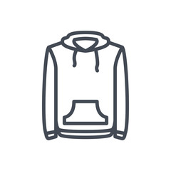Hoodie Clothes line Icon