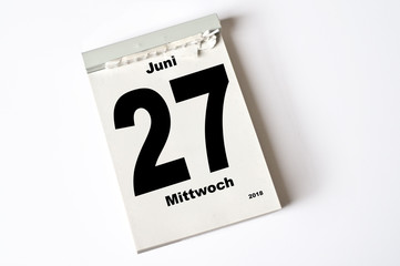 27. Juni 2018