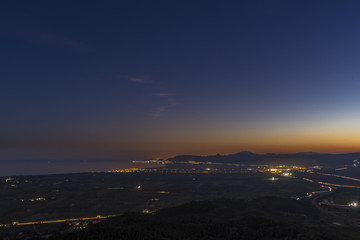 Castellon coast viewed from Hermitage of Santa Lucia (Alcocebre, Castellon - Spain).