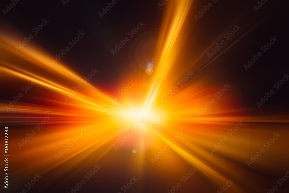 Canvas Prints blur hi-power lightning acceleration to high speed on night superhighway road fast moving motion dri