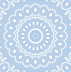 Abstract blue pattern on white