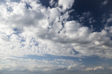 Obraz premium Blue sky and clouds. Background