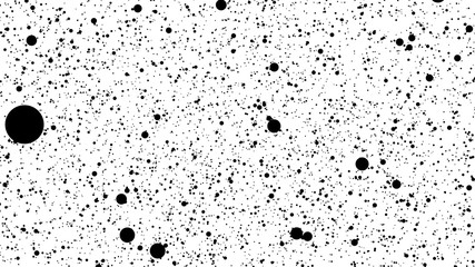 graphic black circles dots on a white background