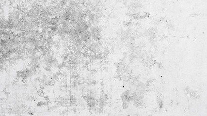 Obraz premium Stara biała ściana betonowa jako tło, tekstura betonu