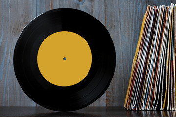 Old vinyl record