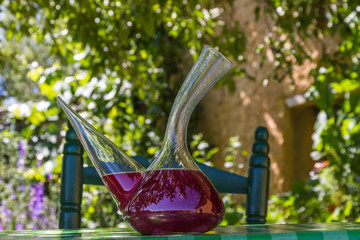 Porron de Sangría o vino en Verano  