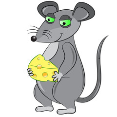 mouse and cheese cartoon 