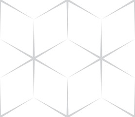 Editable Seamless Geometric Vector Tile for Hexagonal Pattern Background