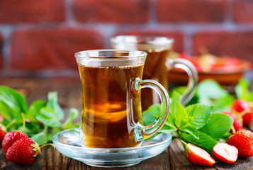 strawberry tea