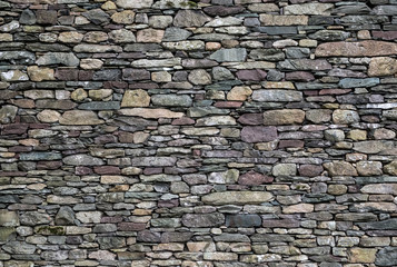 Mixed slate wall texture