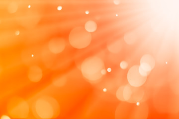bokeh background orange