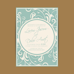 Wedding invitation and save the date cards