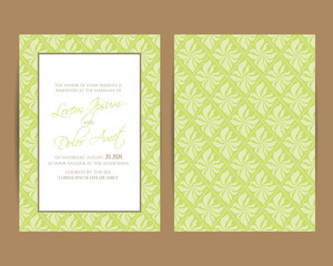 Wedding invitation and save the date cards