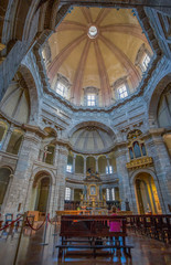 Fototapeta na wymiar MILAN, ITALY, JUNE 7, 2017 - The Basilica of San Lorenzo Maggiore in MIlan, Italy, the interior