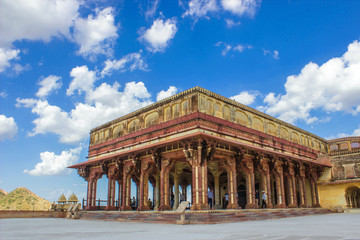 Obraz premium Amber Fort and Palace, Jaipur, Rajasthan