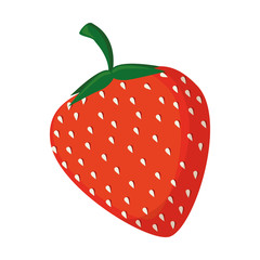 isolated sweet strawberry icon vector illustration graphic design