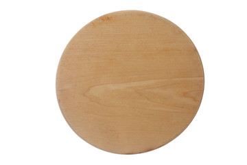 freigestellte Holzscheibe