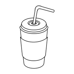 hot drink container icon vector illustration graphic design