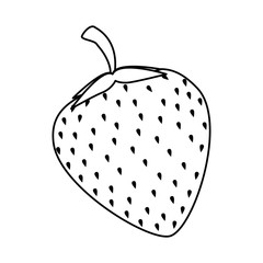isolated sweet strawberry icon vector illustration graphic design