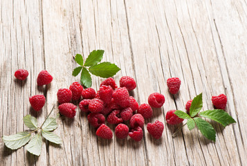 Heap of raspberry