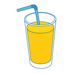 isolated juice glass icon vector illustration graphic design
