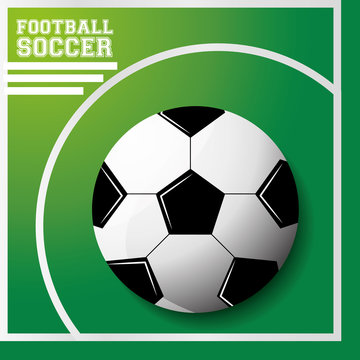 football soccer sport game to competition vector illustration