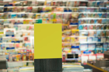 Obraz premium blank book shop display