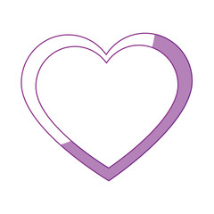 cute big heart icon vector illustration graphic design
