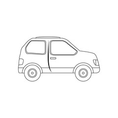 Fototapeta premium isolated particular car icon vector illustration graphic design