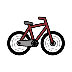 isolated bicycle transport icon vector illustration graphic design