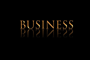 Business concept. Word BUSINESS