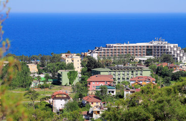 Obraz premium Город у моря