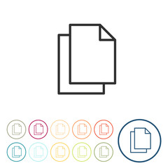 Runde Schaltflächen - Dokumente - Dateien