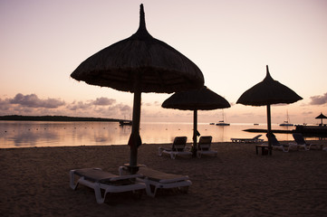 mauritius sunset