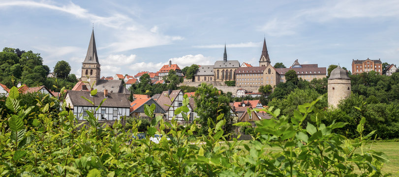 historic town warburg germany