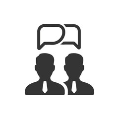 Business Discussion Icon