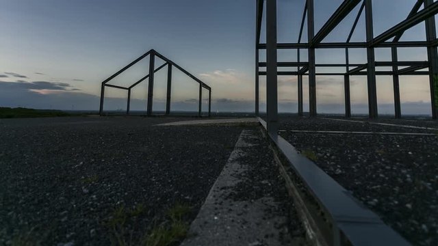 4K Zeitraffer Halde Norddeutschland
