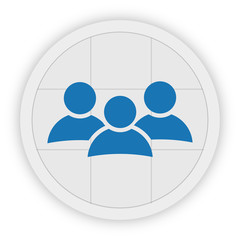 Icon Schaltfläche - Leute - Gruppe