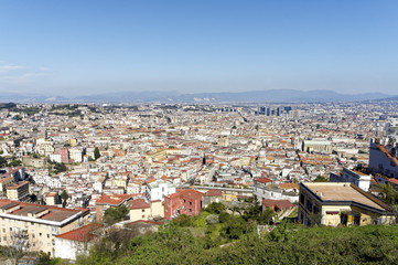 Fototapeta premium aerialview of naples